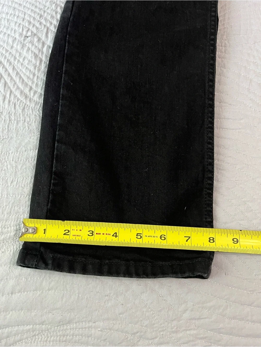Levis 514 Straight Fit Jeans Mens 34x29 Black Denim Pants Classic Fit